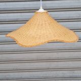 Vintage wicker flower pendant