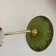 Vintage green enamelled sheet metal wall lamp shade - 2 -