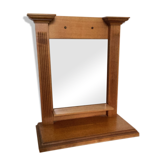 Psyche mirror in wood, 35x30 cm