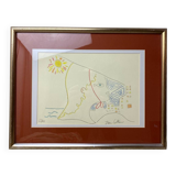 Lithograph Jean Cocteau