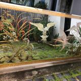 Mirror decorated with birds