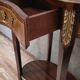 Louis XV style side table, in marquetry.