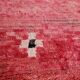 Vintage Berber carpet boujaad 200/390