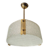 70's design glass pendant light