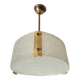 70's design glass pendant light