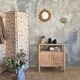 Buffet rotin vintage