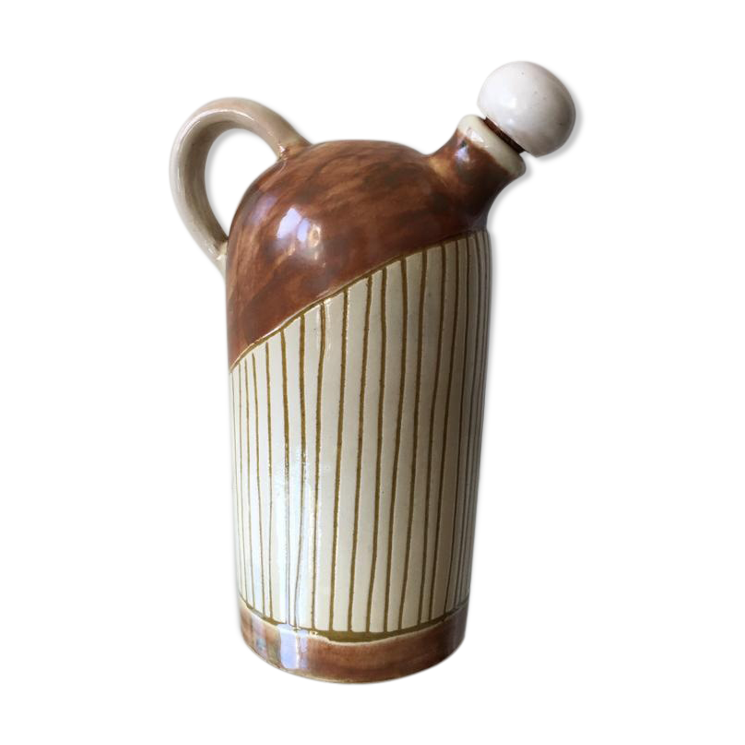 Danish Glazed Stoneware 1950’s Décanter