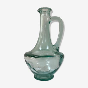 Pichet carafe en verre vert 1L