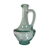 Green glass carafe pitcher 1L