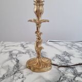 Vintage gold lamp base