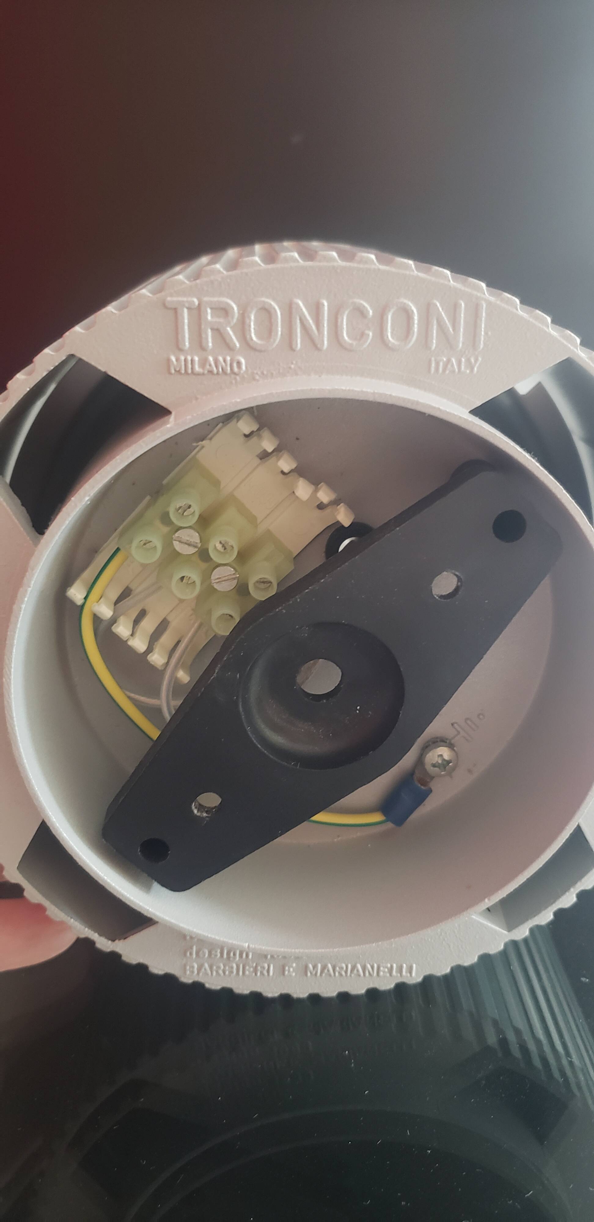 Bulbone wall lamp produced by Tronconi Milano