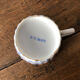 Set of 6 coffee cups in antique porcelain