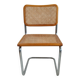 Chaise Cesca B32 de Marcel Breuer estampillée, Italie