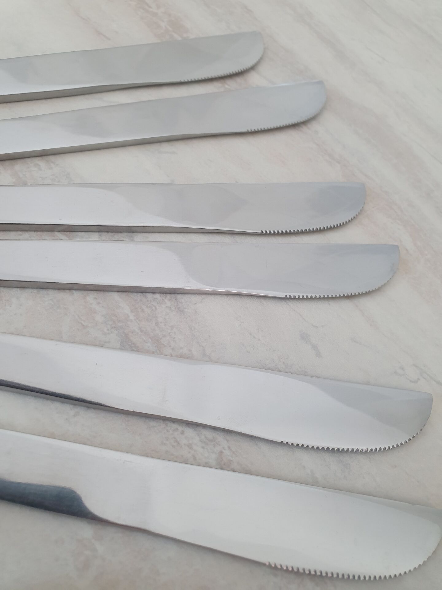 18 stainless steel Space Age place settings / Spoon Fork Knife
