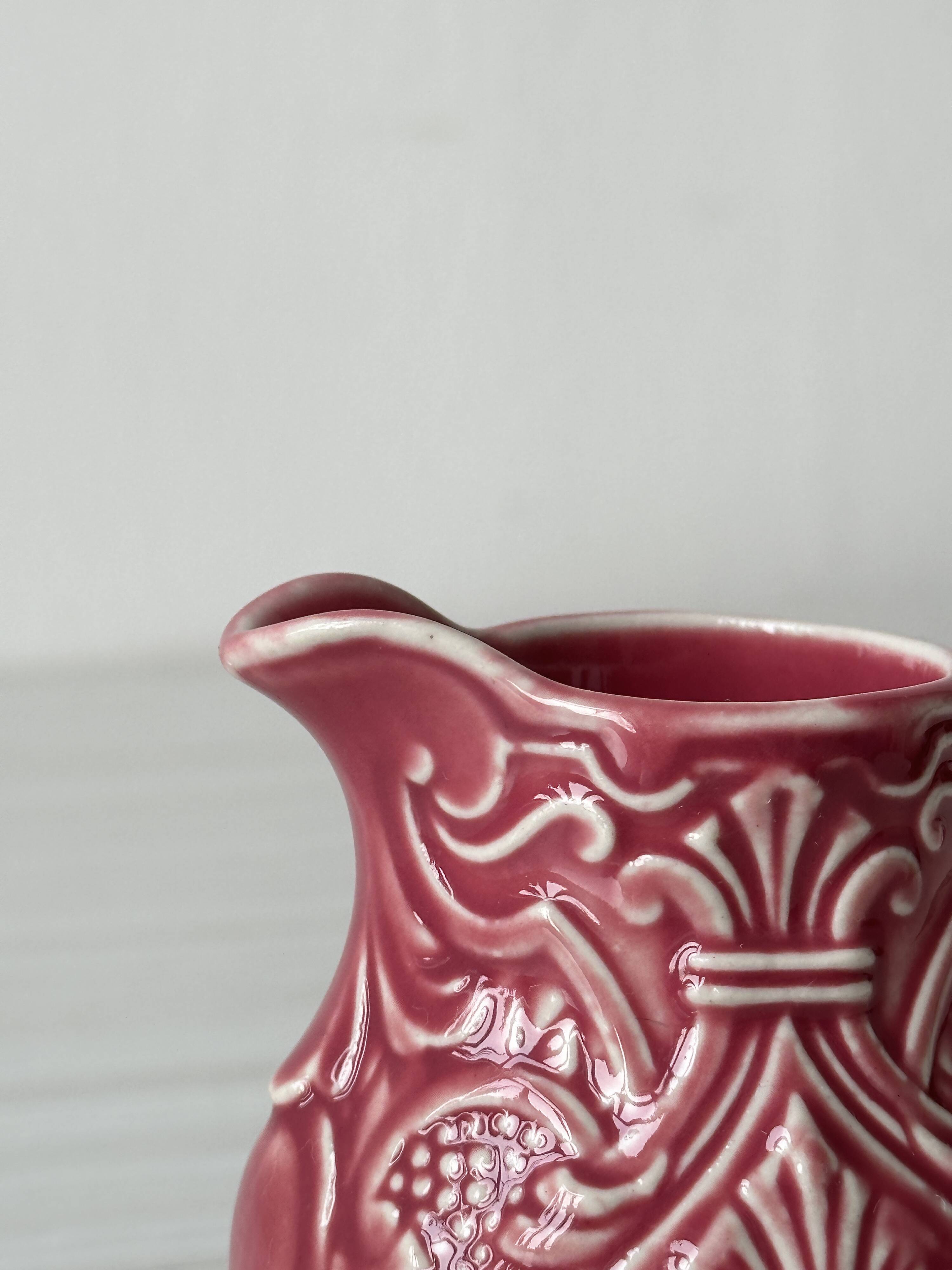 Pink slushy cream milk jug