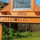 Art Deco dressing table with removable mirror