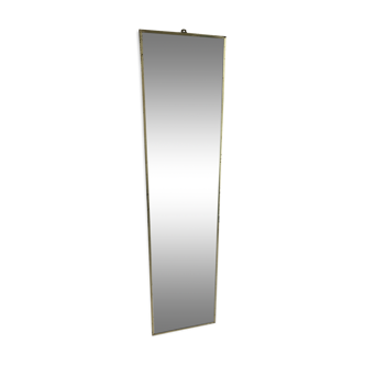 Vintage brass mirror from the 60 - 25x103cm