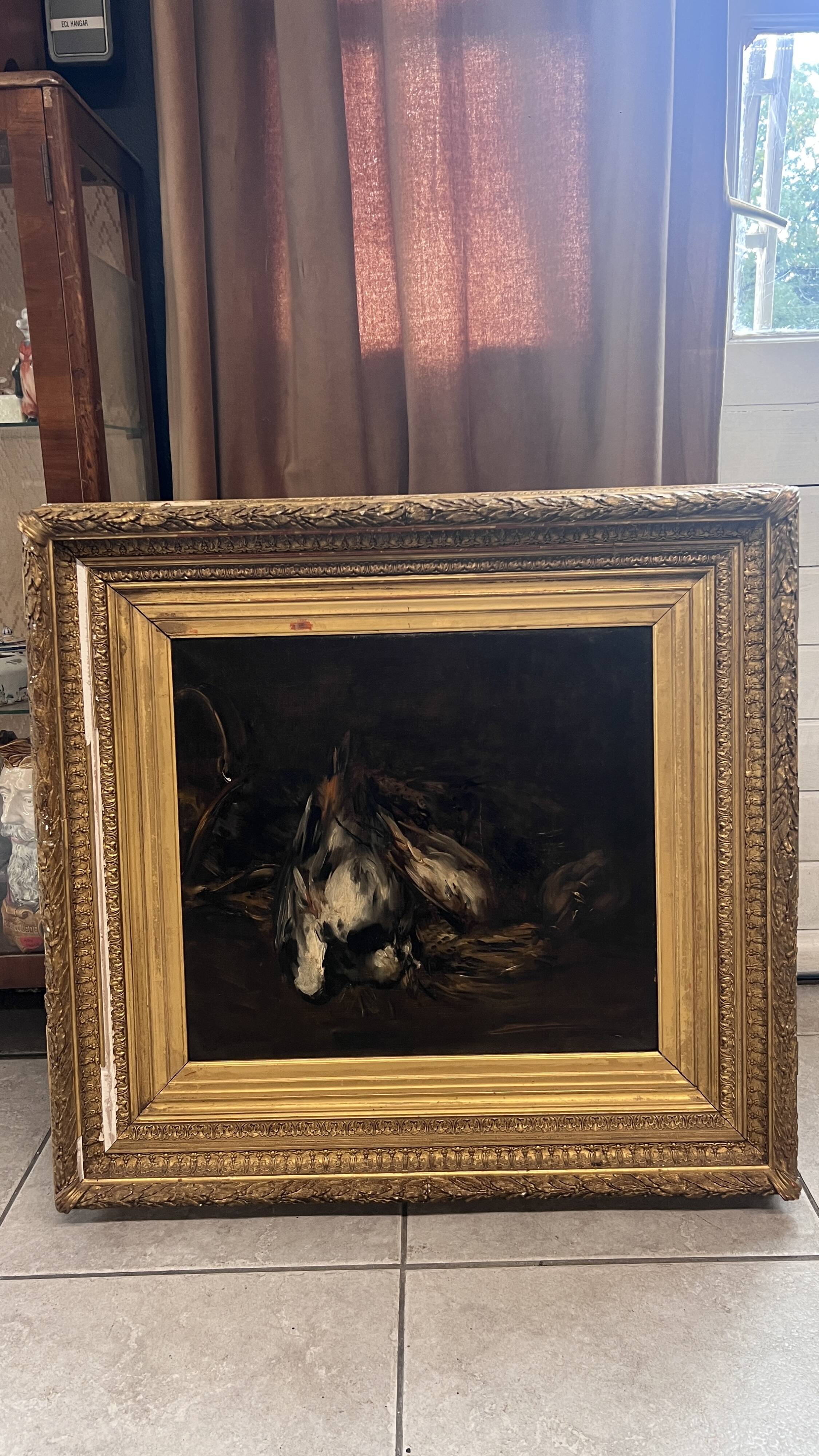 Painting by Antoine Vollon