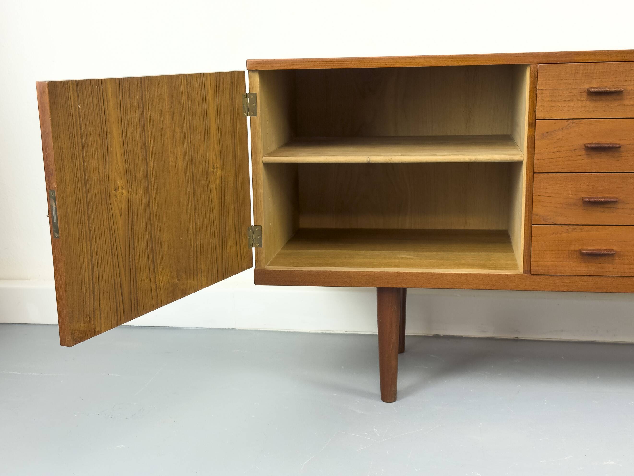 Teak Sideboard by Hans J. Wegner for Ry Møbler, 1959