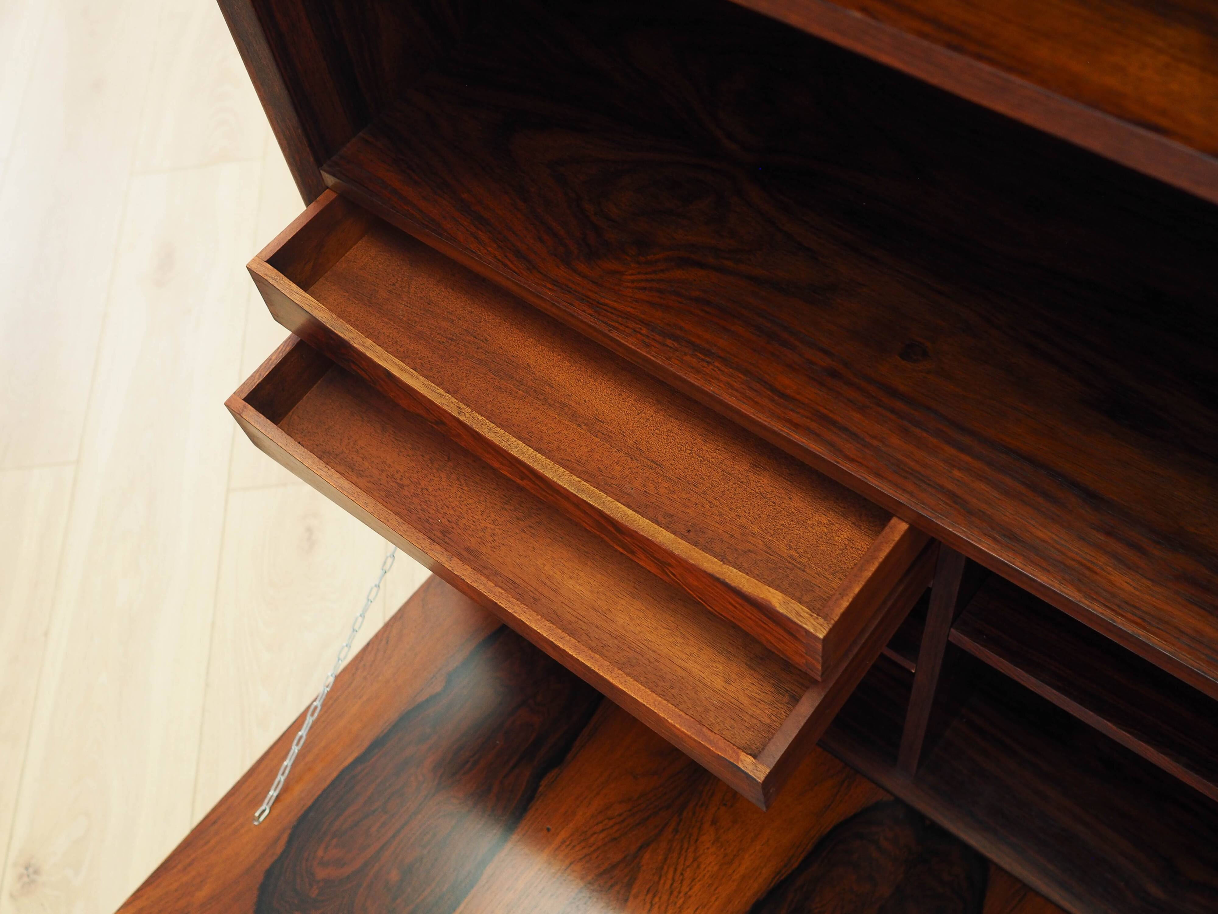 Rosewood bookcase, Danish design, 1970s, manufactured by Hundevad