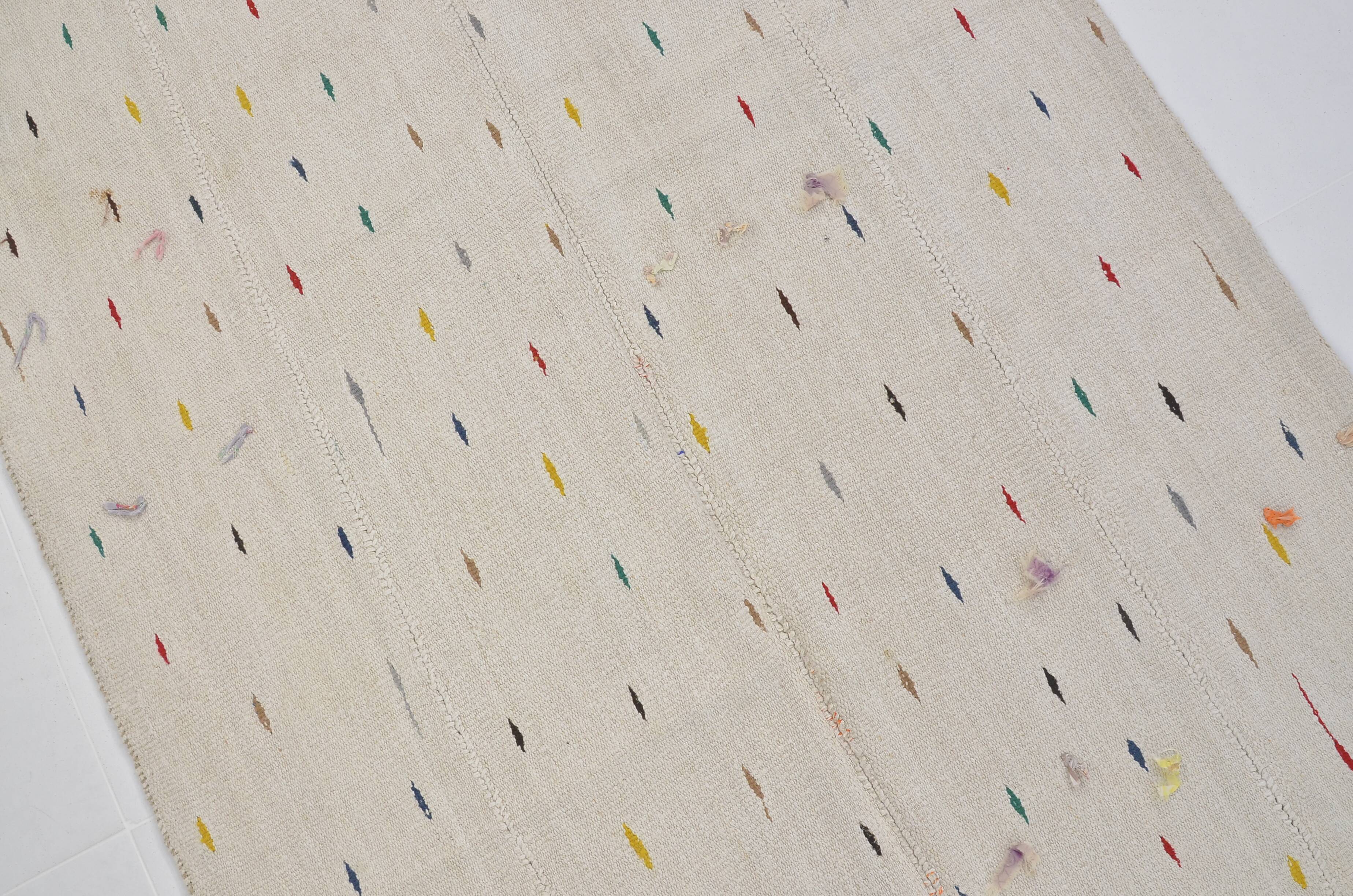 Vintage decorative hemp rug for the home, ref. 3672