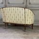 Louis XV style carved wooden basket bench, circa 1880