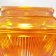 Lampe brique de verre leonardo vintage style feux stop 70 '