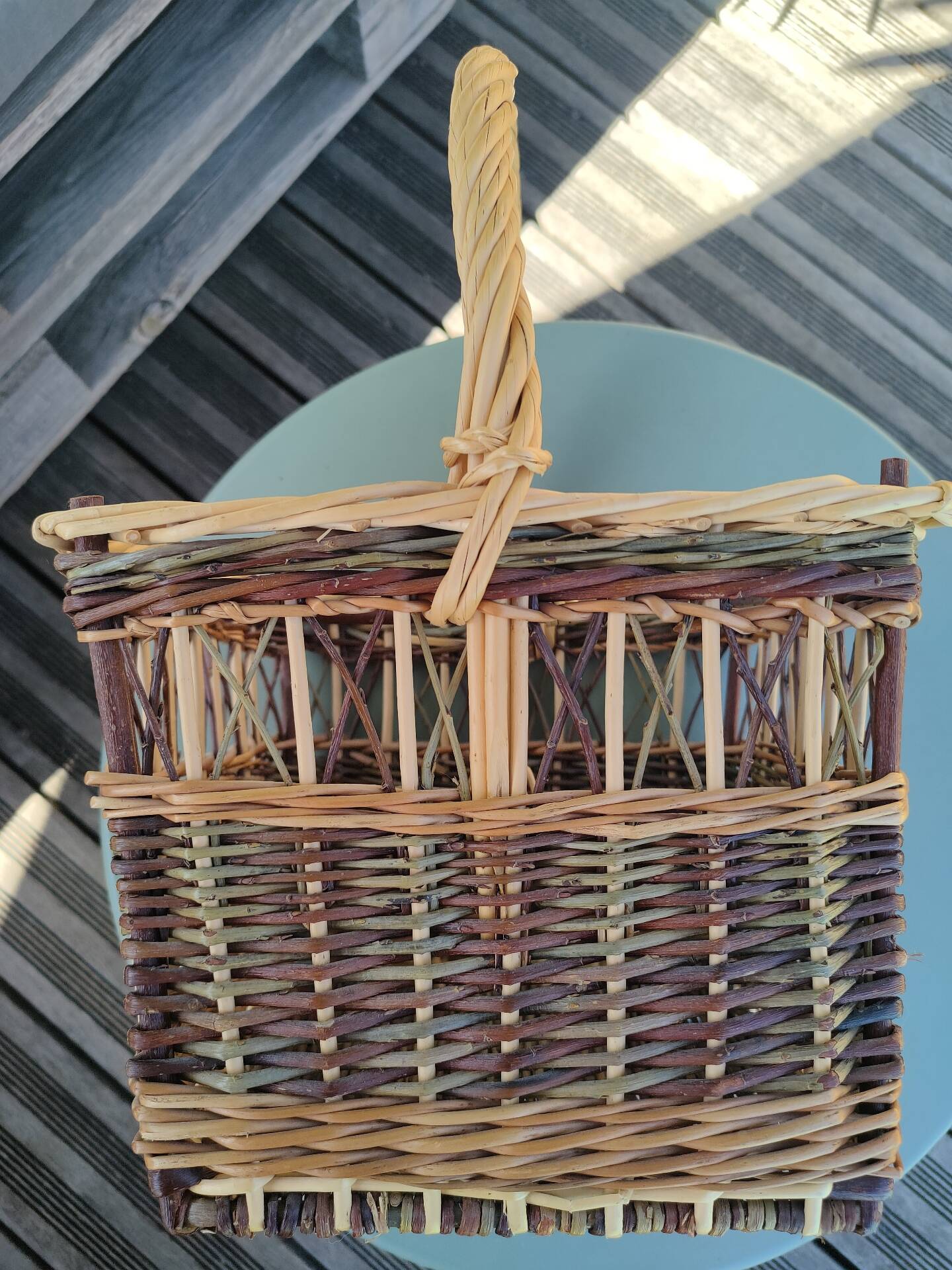 Vintage wicker basket