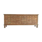 Wooden buffet with 24 drawers