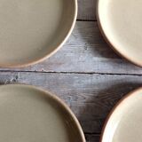 Lot de 5 assiettes à dessert en grès