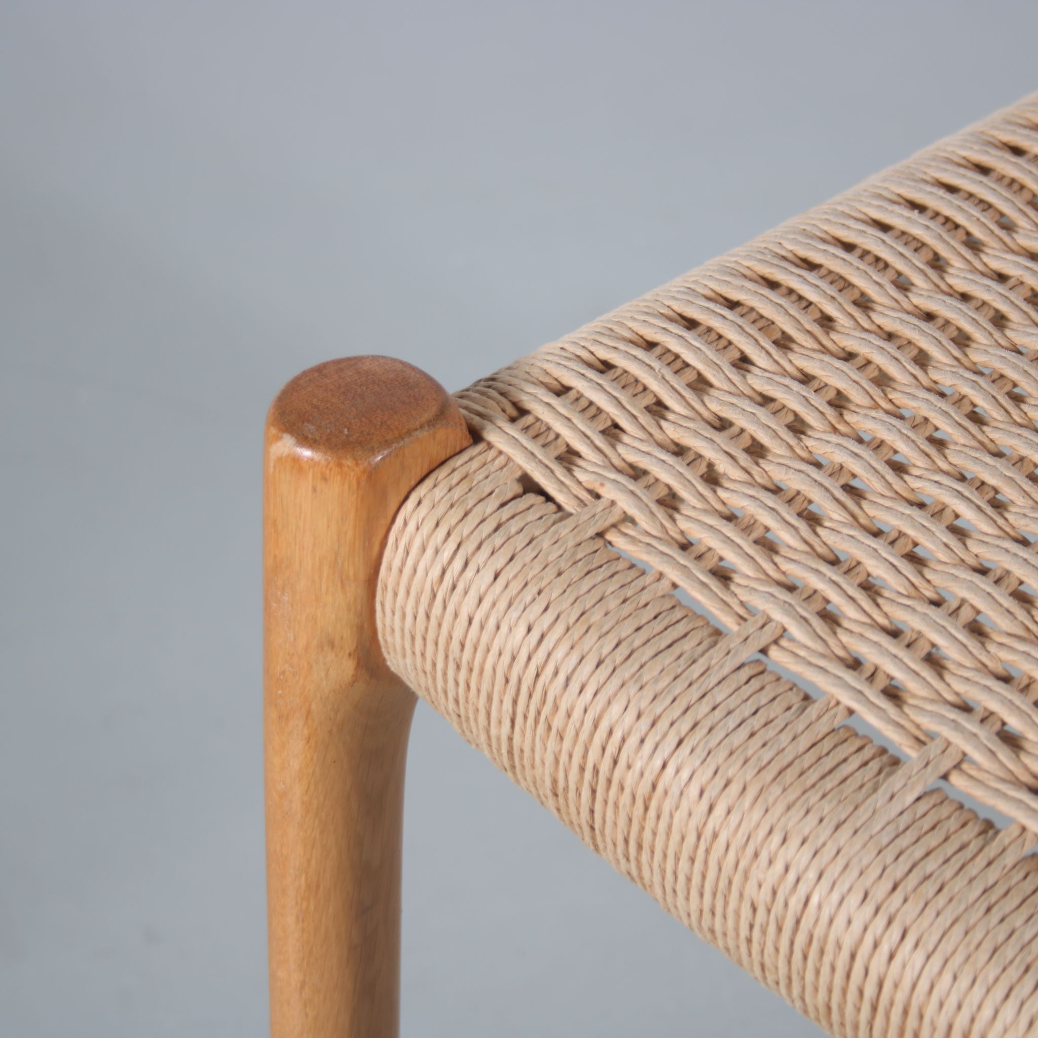 Ensemble de salle à manger en bois de chêne des années 1970 par Moller, Danemark
