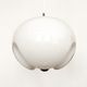 White glass Wave pendant lamp by Koch and Lowy for Peill and Putzler
