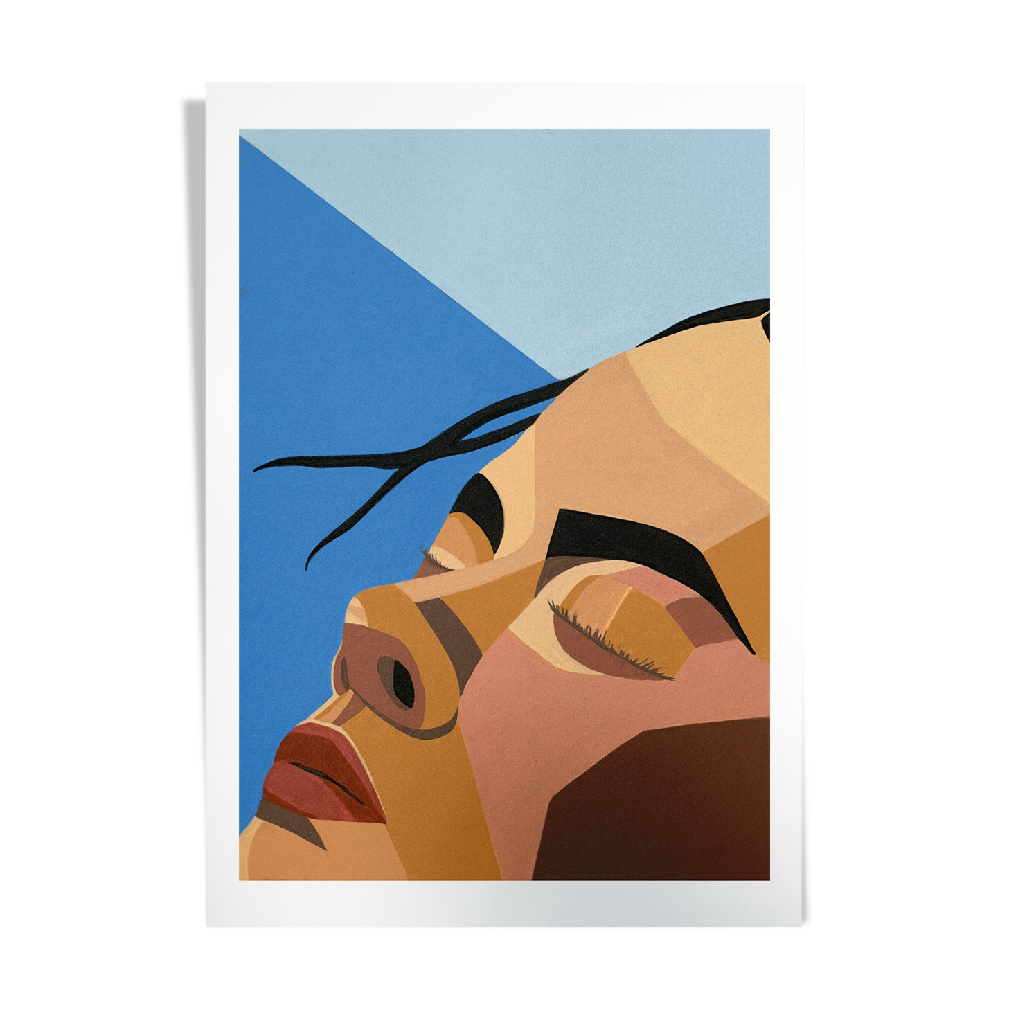 Illustration - Sunbathing