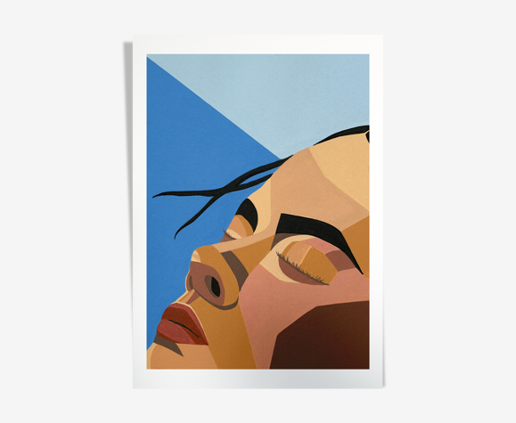 Illustration Bain de soleil