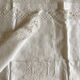 Pair of embroidered 19th linen linen pillowcases
