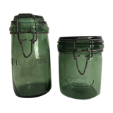 Duo of jars solidex and l'ideale