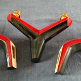 Art Deco ceramic wall light from the 1950s-60s.