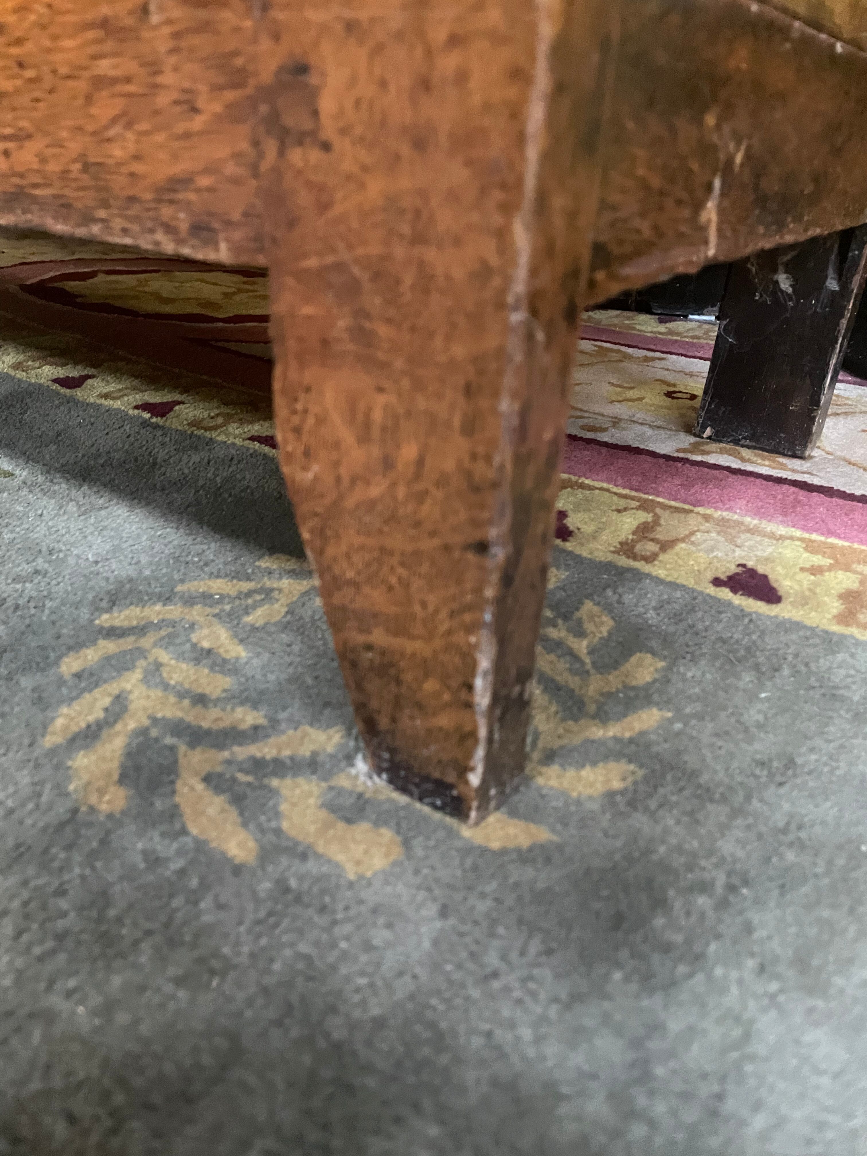 Low Parisian buffet in oak and pear tree 1950