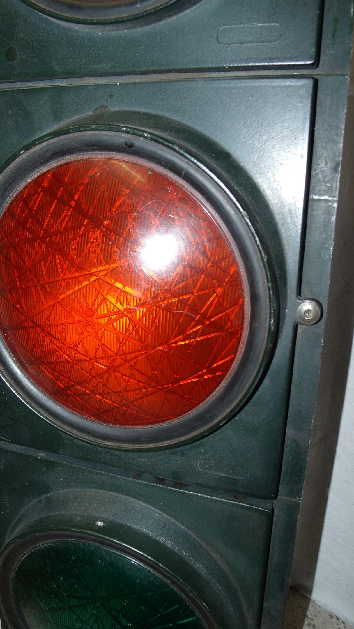 Traffic light traffic that works industrial deco