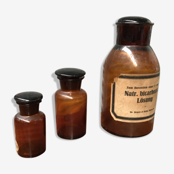 3-Pack apothecary vials