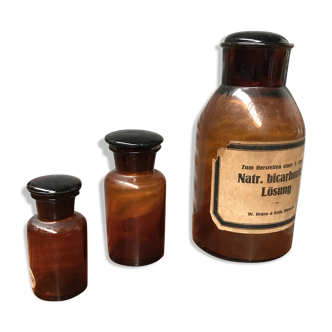 3-Pack apothecary vials