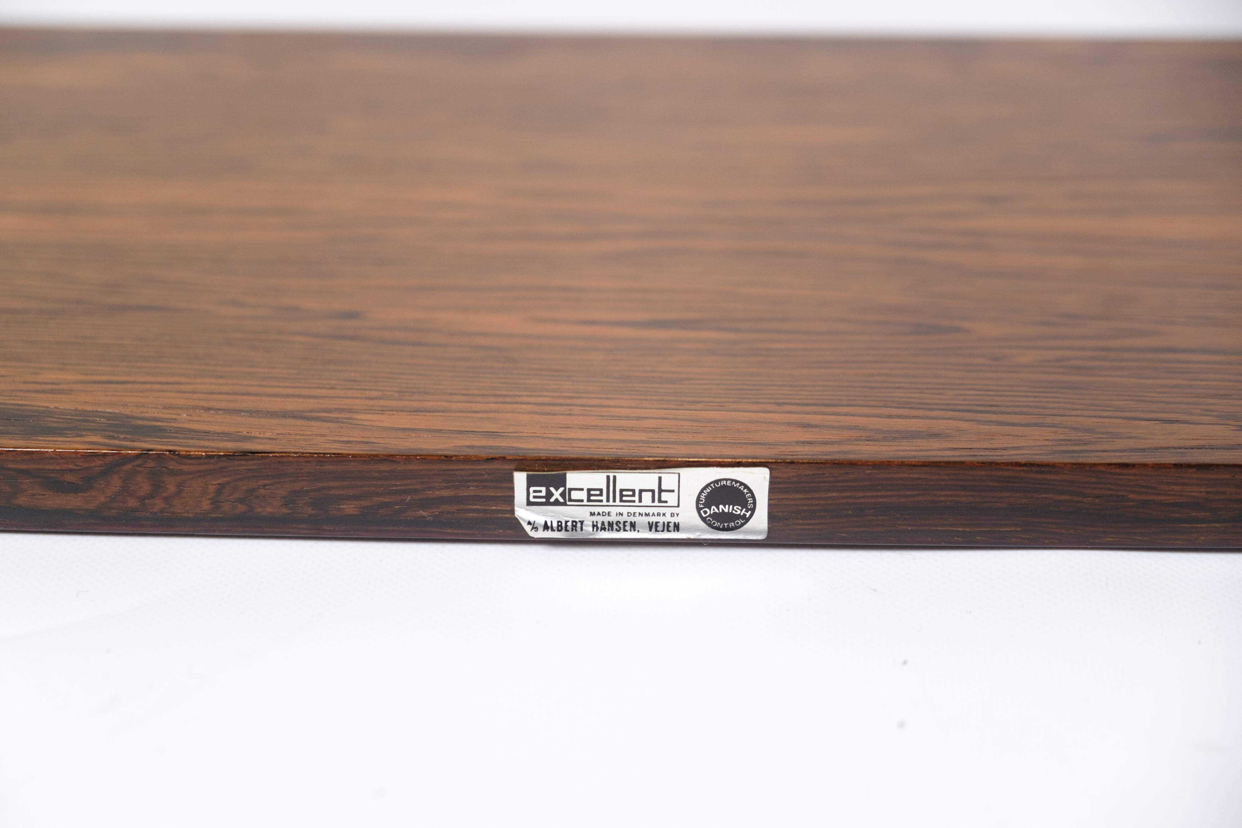 Bookshelf Made In Rosewood By Albert Hansen For Series Excellent From 1960s