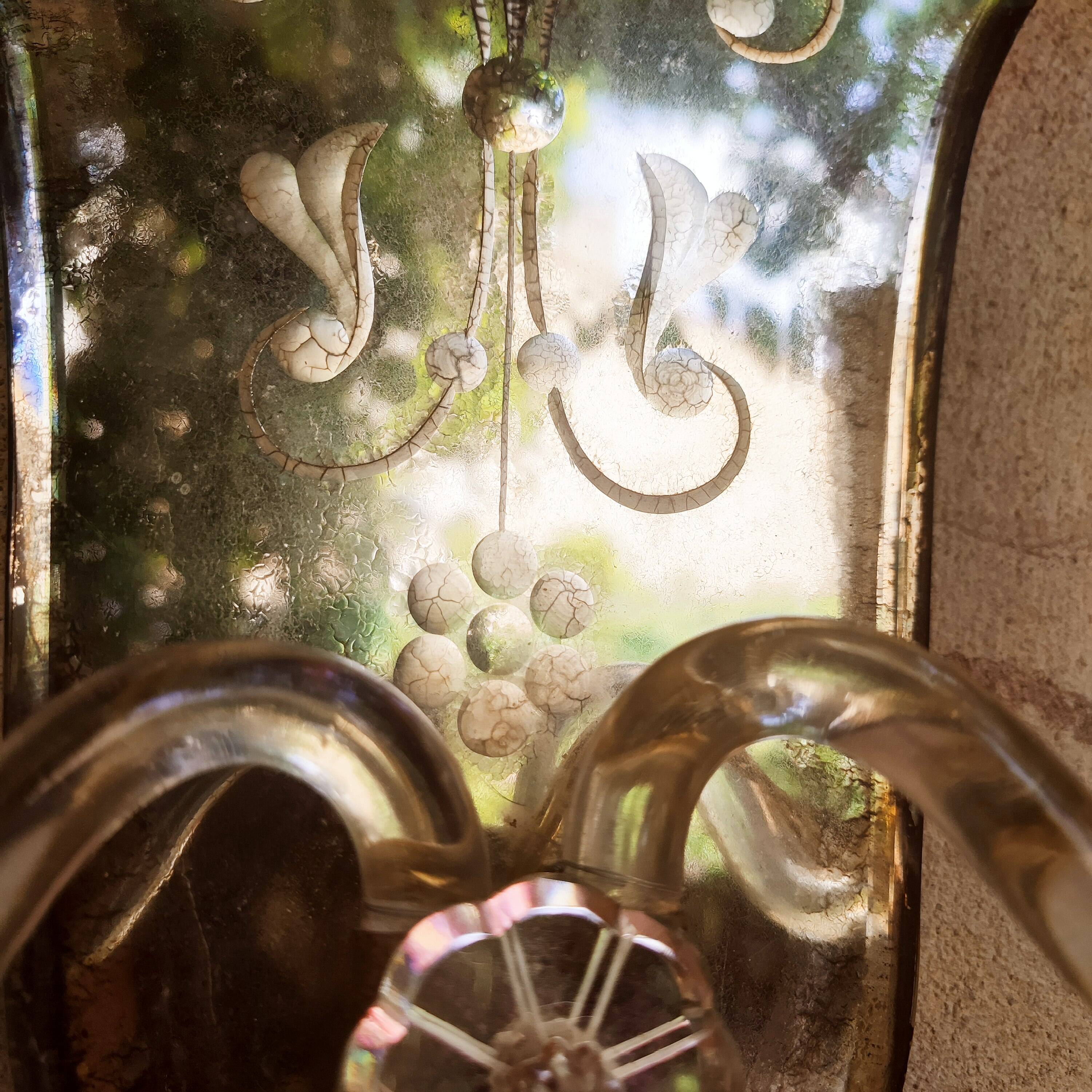 Venetian glass wall light