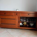Buffet bas portes coulissantes