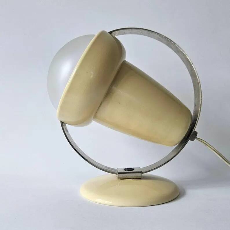 Midcentury Table or Wall Lamp Philips, Charlotte Perriand, Netherland, 1960s