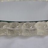 Schneider round mirror lucite vintage design