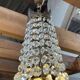 Balloon chandelier with pendants, early 20th century