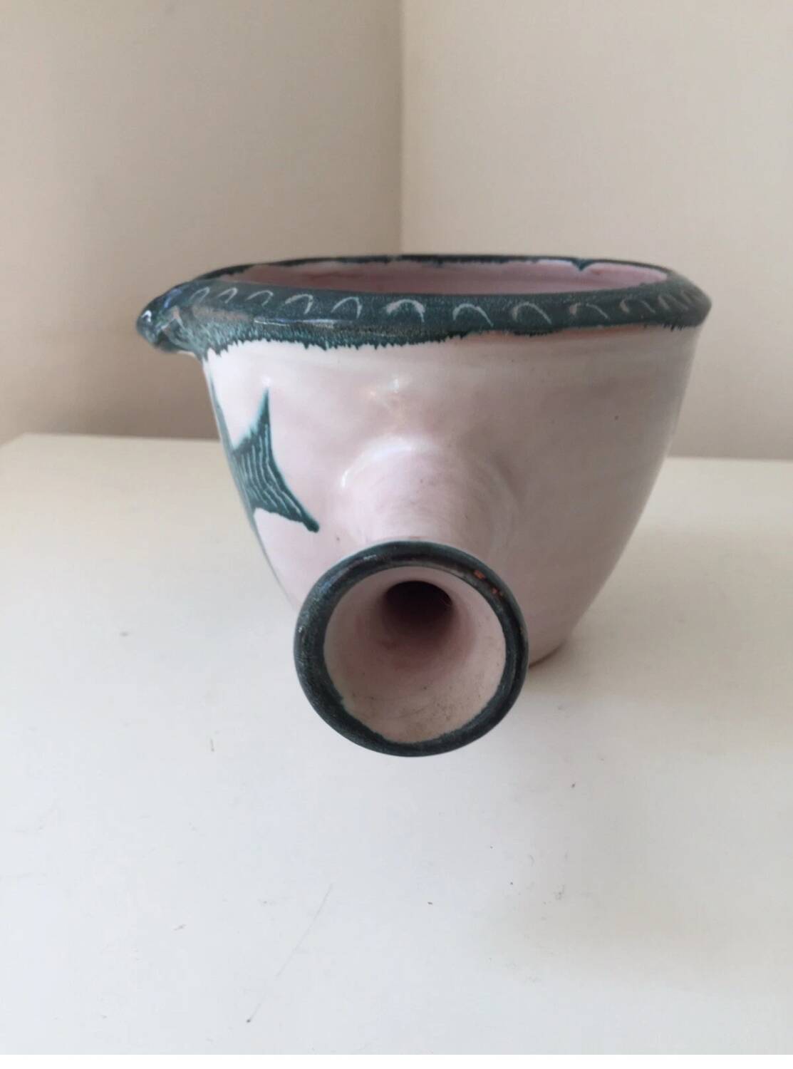 Dural Yvon Roy Vallauris vintage fondue pot
