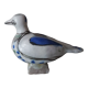 Cendrier oiseau en céramique émaillée