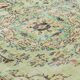 Tapis Oushak Vintage – Vert Pastel & Motifs Classiques, 167 x 276 cm